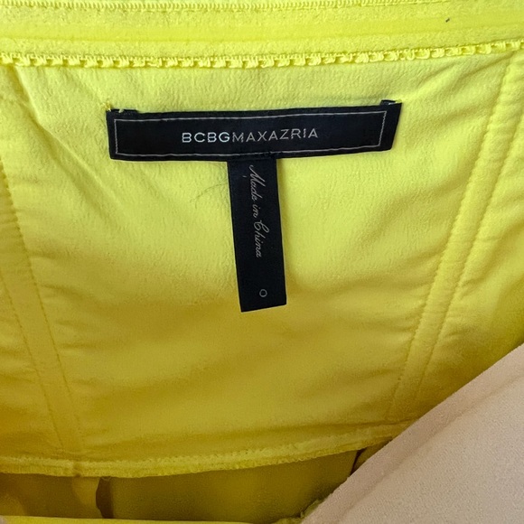 BCBG - Yellow Cocktail Dress - Picture 4 of 6